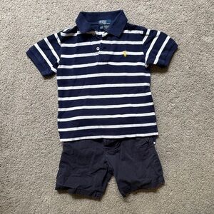 Polo Ralph Lauren 3/3T Polo and Shorts Bundle